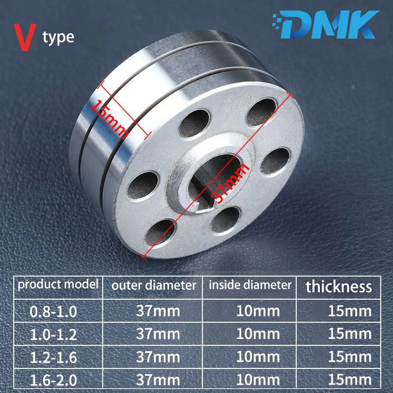 Dmk Handbediende Laserlasaccessoires Draadtoevoermachine Draadaanvoerwiel U-V-Type Aluminium Lasdraad Speciale Draadtoevoerrollen