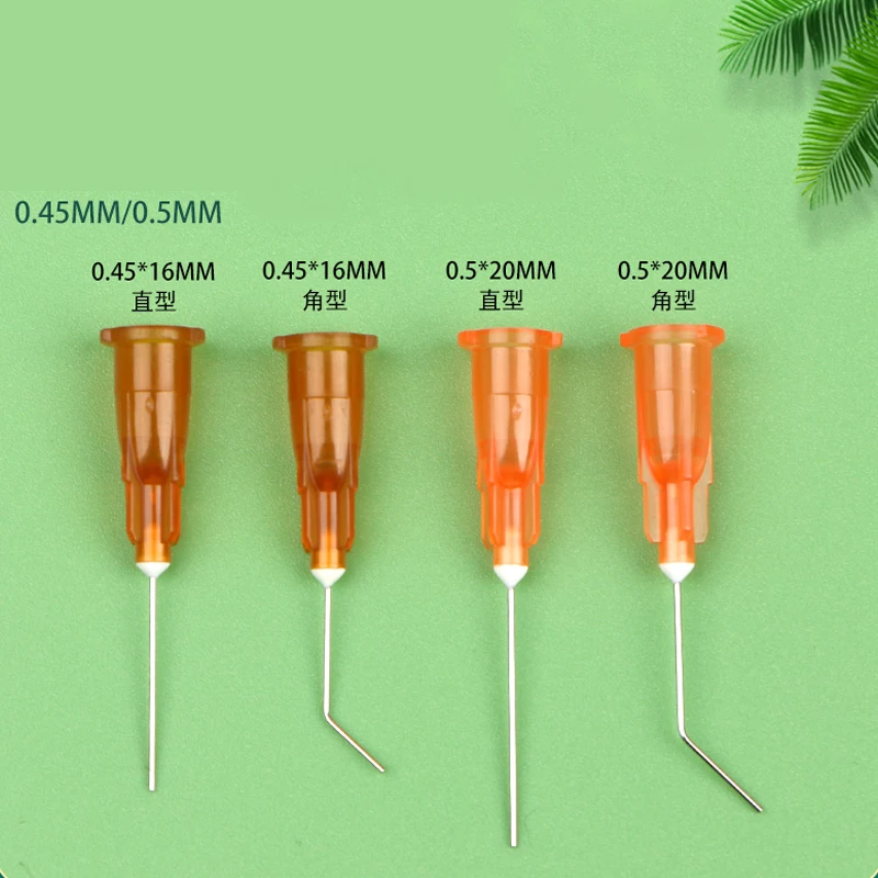 เข็มสำหรับทันตกรรมหัวแบนสำหรับทันตกรรมเข็มระบายน้ำแบบใช้แล้วทิ้ง