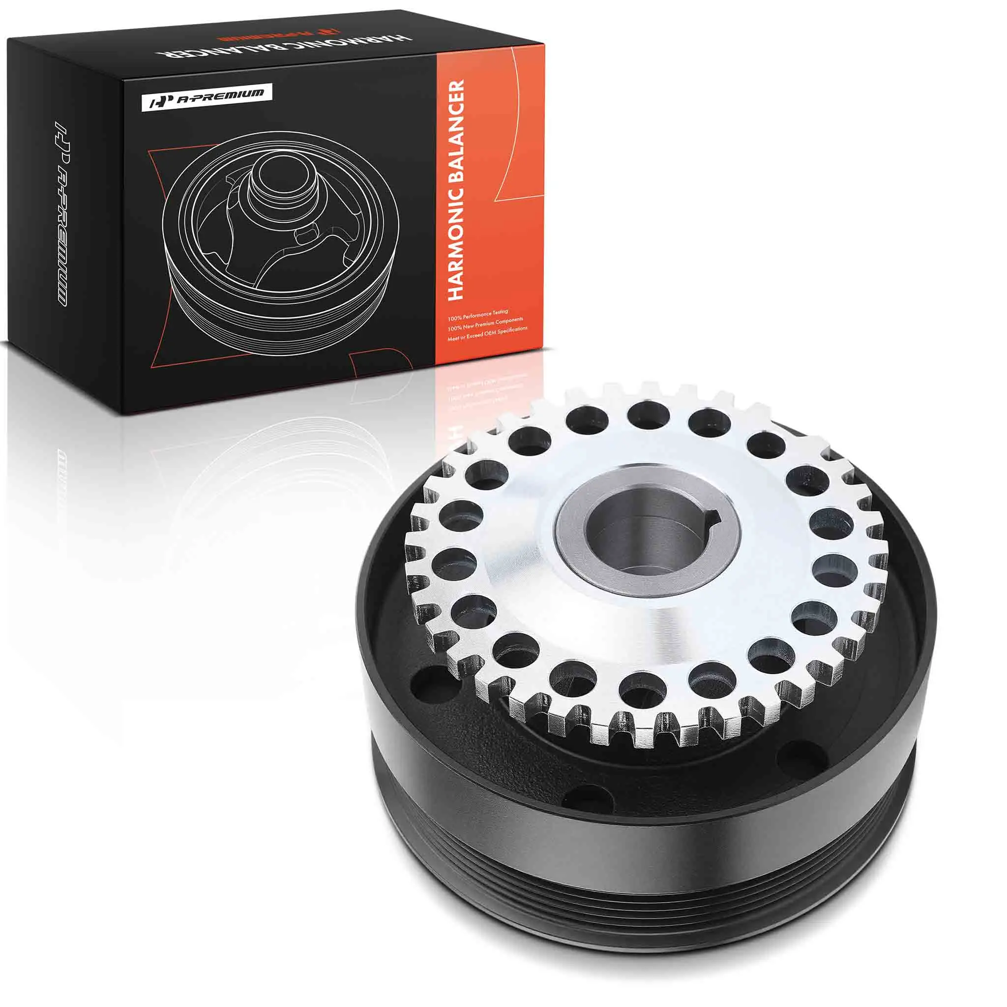 A-Premium Engine Harmonic Balancer for Ford Ranger 1995-2001 Mazda B2300 1994-1997 B2500 1998-2001