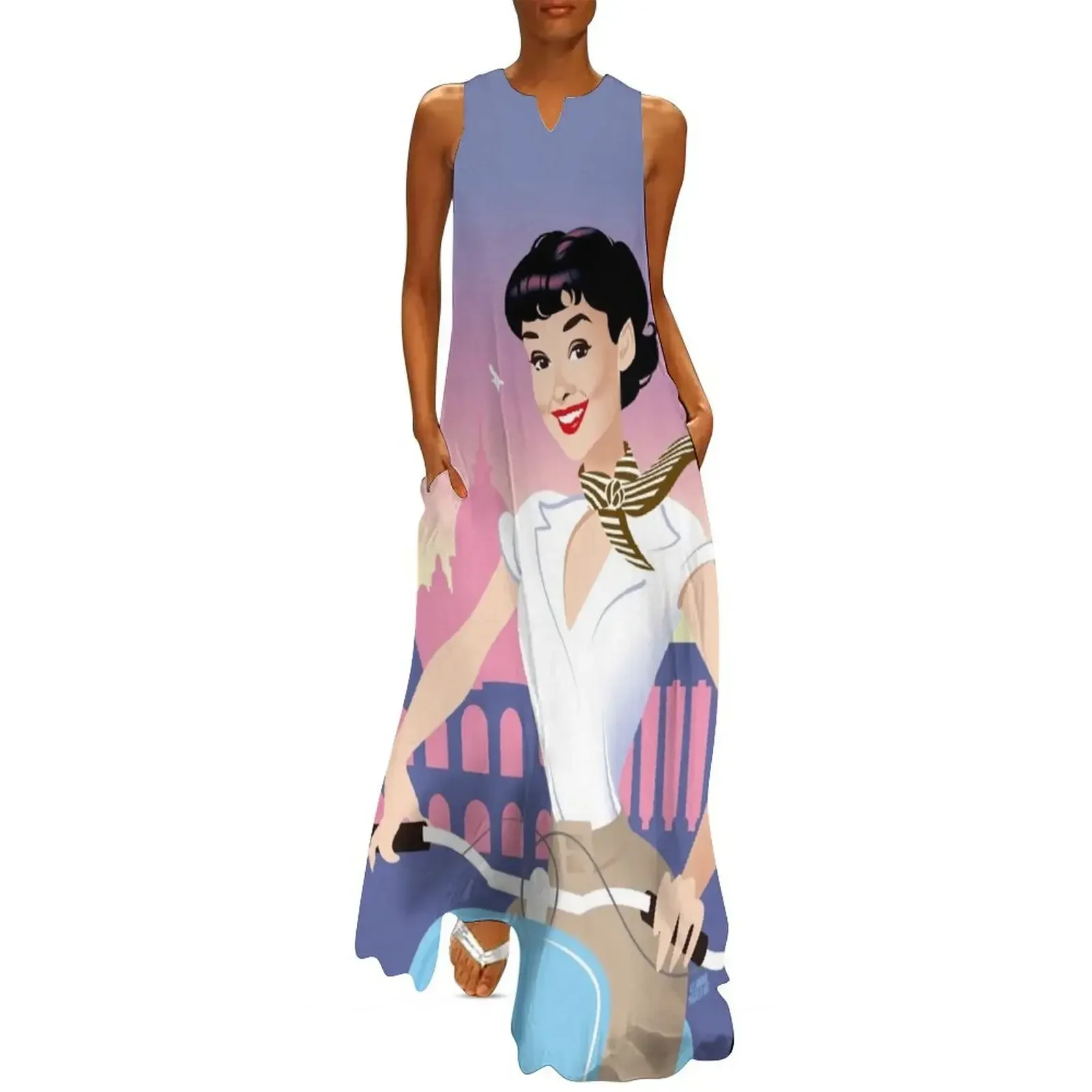 

Rome Long Dress women dresses Women's long dress dress women's evening dresses