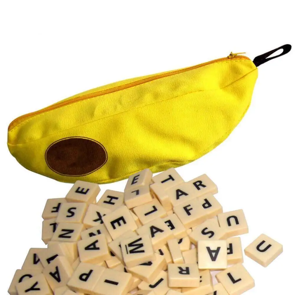 Letter Spelling Game Set, Includes Storage Bag, Spelling Board Game, Card Game, Ideal Game for Family Gatherings, Gift Present