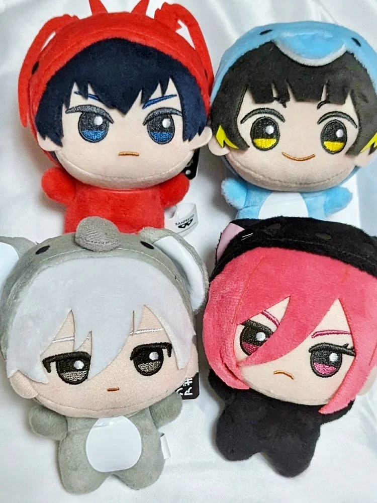 Anime Blue Lock Isagi Yoichi Bachira Meguru Chigiri Hyoma Cute Plush Doll Dango Toy Cosplay Keychain Pendant Toys Present