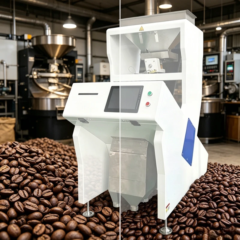 Color Sorter Machine Sorting Coffee Rice Bean Kidney Customizable Industrial Purification System