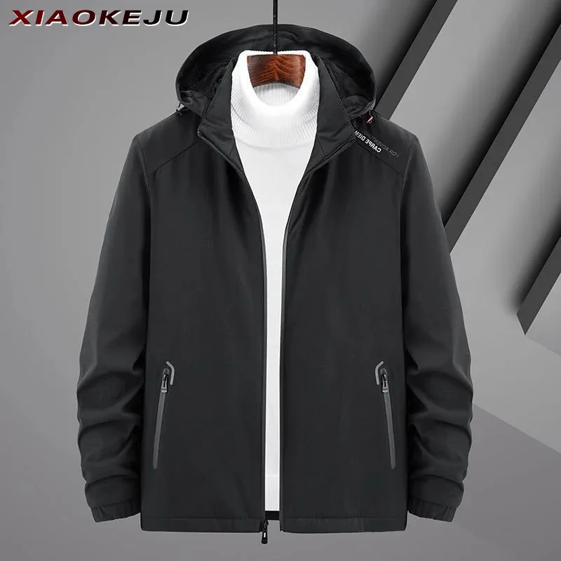 

Men's Cold Jacket Jacket Man Brand Vintage Windbreaker Man Bombers Fashion Heating Retro Sport Withzipper