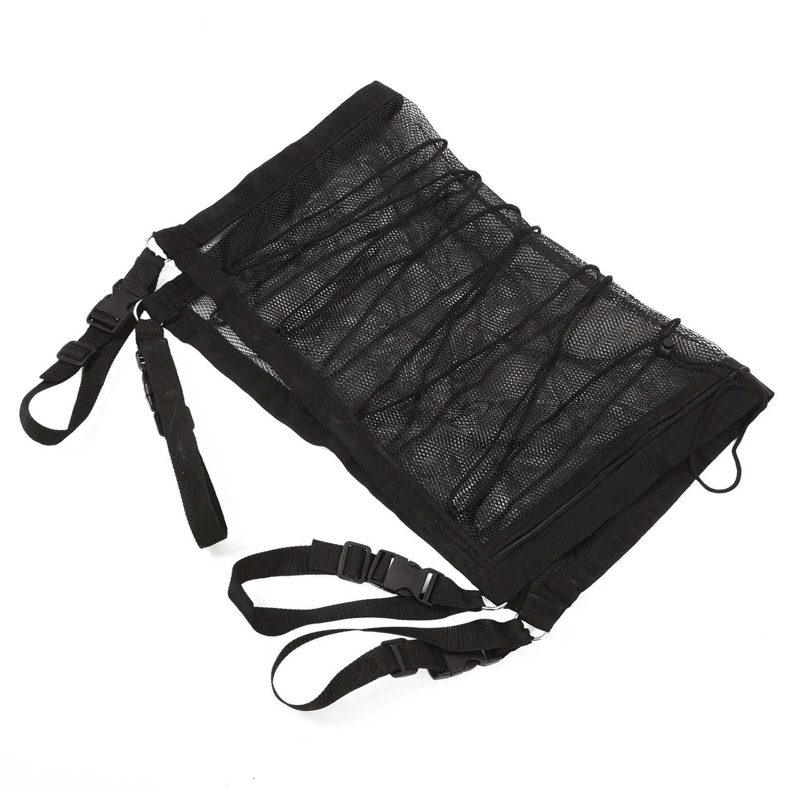 

Car Ceiling Cargo Net Large Capacity Multi Functional Mesh Storage Pocket Overhead Organizer for Suv Car Camping Travel