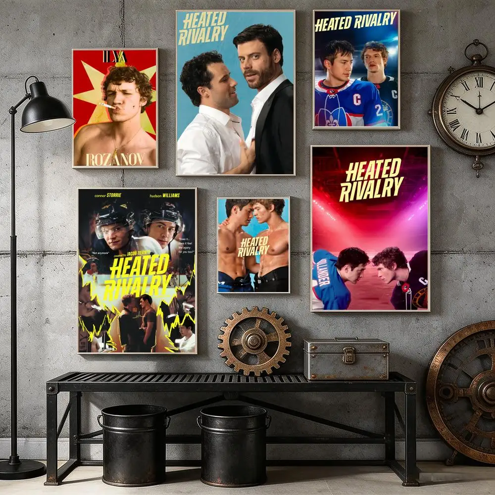 Popular TV H-Heated Rivalry Poster HD Self Adhesive Wall Mural Stickers Decals for Bedroom Living Room Home Decor Gift