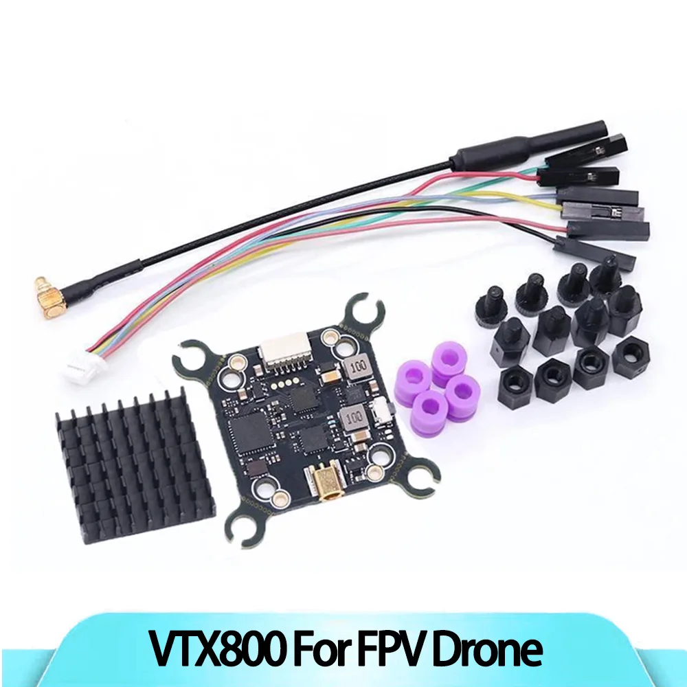 B-CUBE 5.8G VTX 800 1000 1600 2500mW 48CH tension d'entrée transmetteur vidéo puissance 25 1000mW pour avion RC longue portée Drone FPV