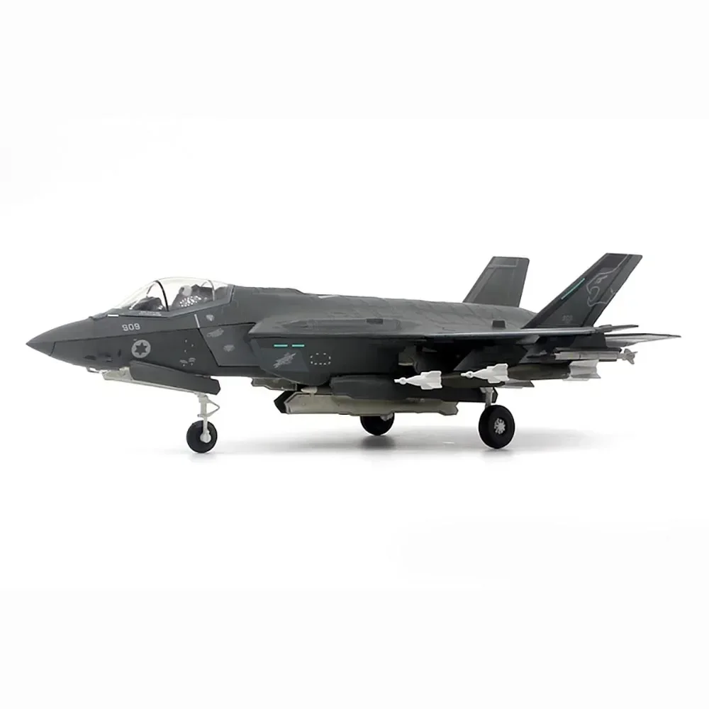 2024 New Diecast WLTK Sunburn Air Force F-35I Fighter 116th Squadron 909 Alloy F35 Aircraft Model 1/72 Scale Finished Gift Toy