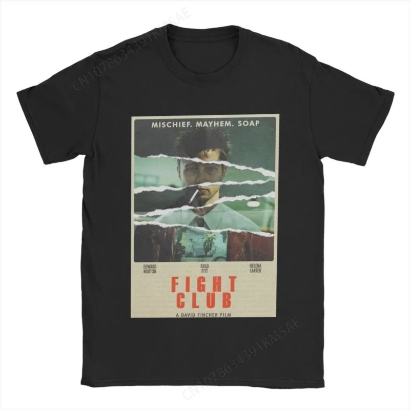 

Brand new men's summer 100% cotton round-neck short-sleeved T-shirt poster character retro style clothing top