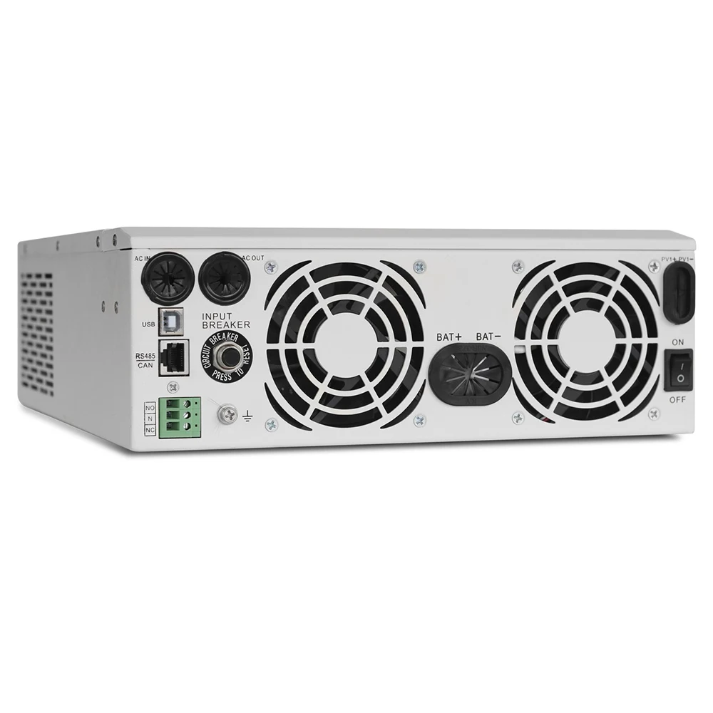 Imagem -04 - Tensão de Entrada 100vdc Máxima do pv do Inversor da Fora-grade da Onda de Seno Pura de Srne 3000w 24v Mppt 60a Solar do Inversor 110v 120vac com Wifi