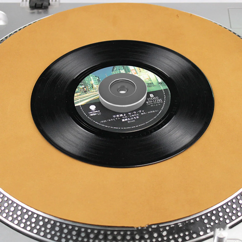 45 محول ألومنيوم 7 بوصة مسجل فينيل قبة ملحق القرص الدوار متانة عالية يقلل من اهتزاز الرنين