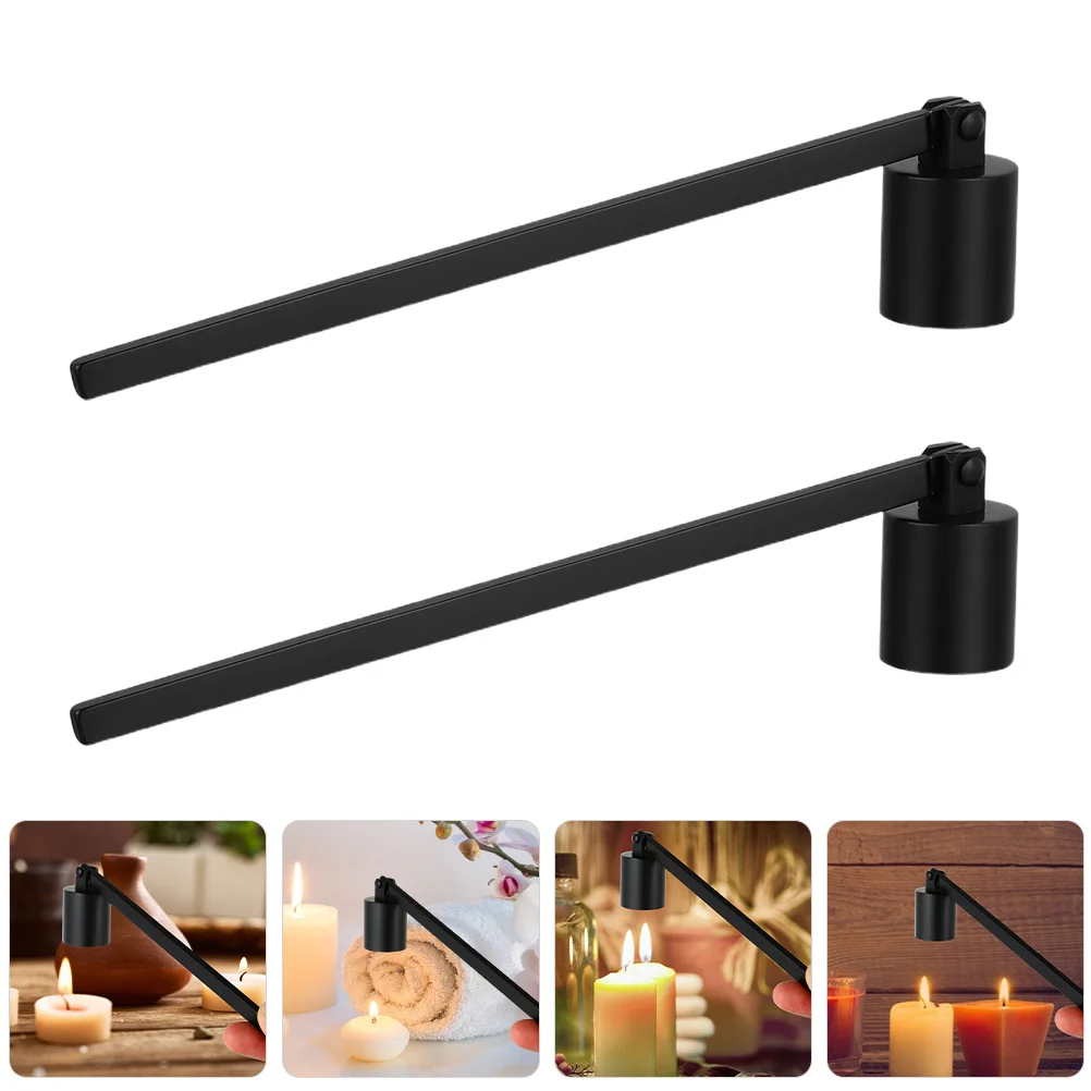 

2pcs Snuffer Long Handle Metal Flame Extinguisher Tool Home Decor Gift Idea For Accessory Set