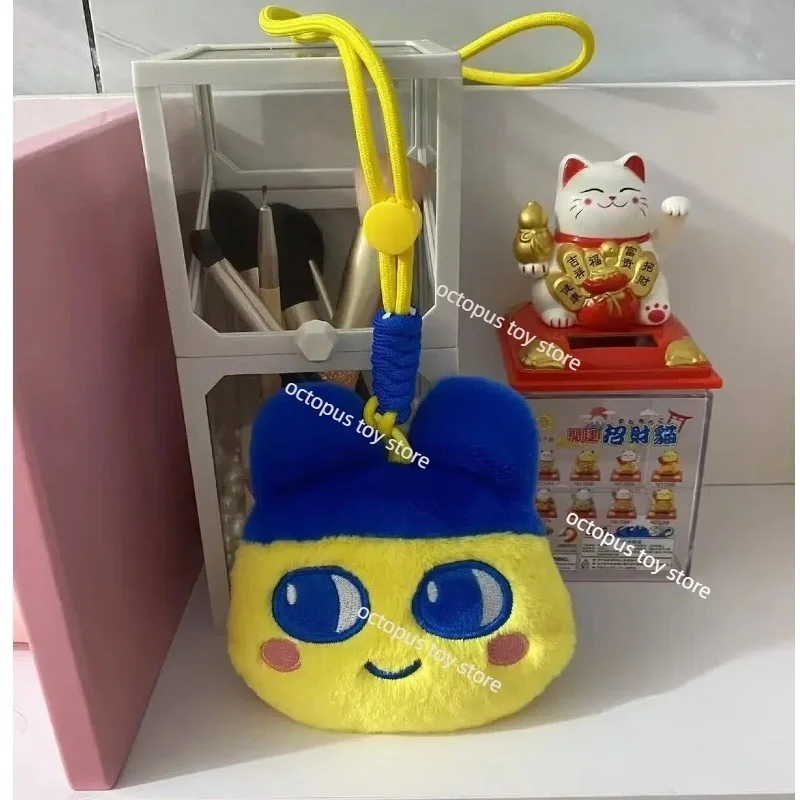 Lindo Tamagotchii bolso de felpa para auriculares lindo Mimiji Tama familia mochila colgante tarjeta bolsa colección juguete para chico regalos de cumpleaños