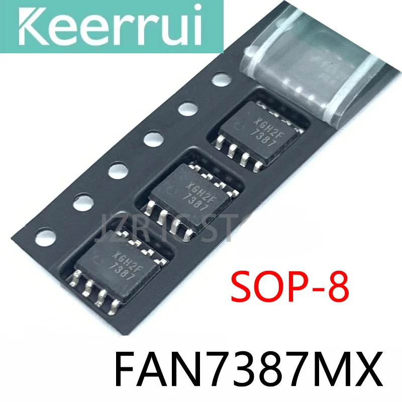 

5-20piece 100% New FAN7387MX SOP8 FAN7387 7387 SOP-8 Ballast controller chipset Power IC chip