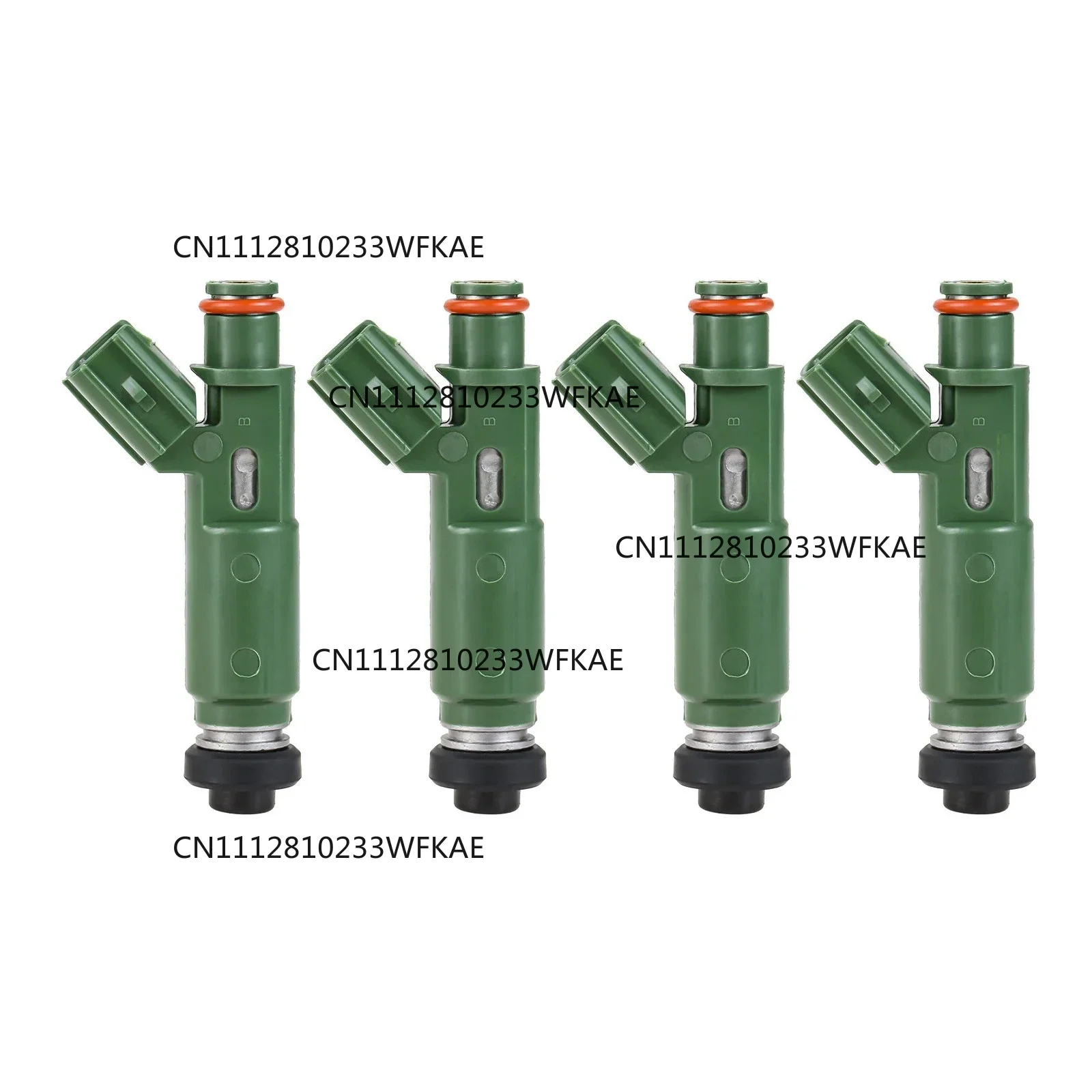 4pcs Fuel Injector 23250-22040 23250-0D040 for Toyota Celica MR2 Spyder Corolla Matrix Chevy Prizm Pontiac 1.8L 2000-06 12 Holes