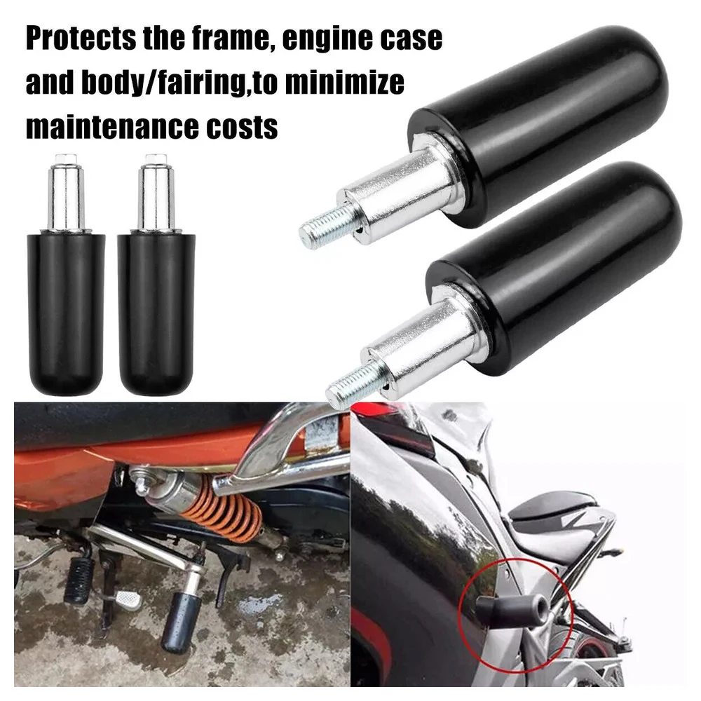 

Pair Frame Sliders Protector Crash Mushrooms Bobbin Bungs For Kawasaki Honda Motorcycle Frame Sliders Anti Crash Protector