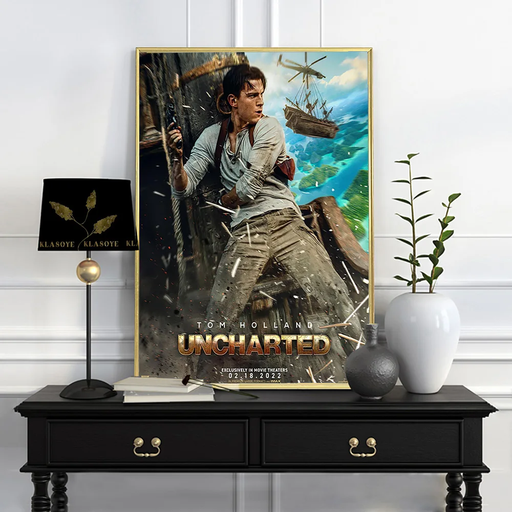 Uncharted Adventure Action Film Poster Movie Art Print Wall Picture Modern Home Decor Canvas Painting