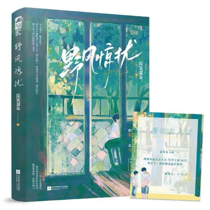 Wild Wind Disturb Chinese BL Novel Teen Boys Childhood Sweetheart Campus Unrequited Romance Book
