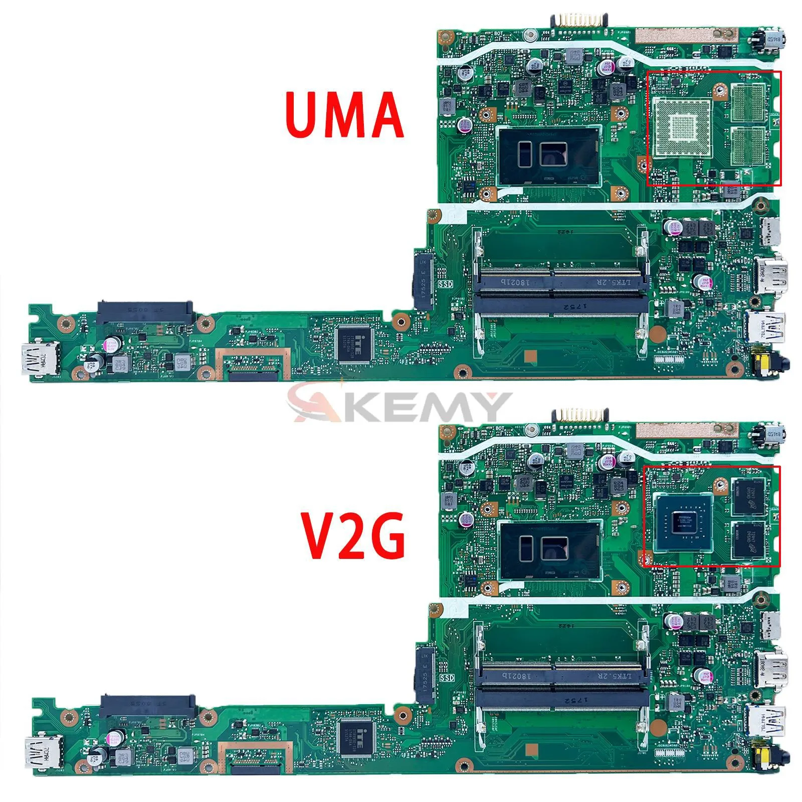 Placa base para ordenador portátil de Shenzhen X407UA para ASUS X407U X407UB A407UB F407UA F407UB X407UF A407UA A407UF F407UF I3 I5 I7