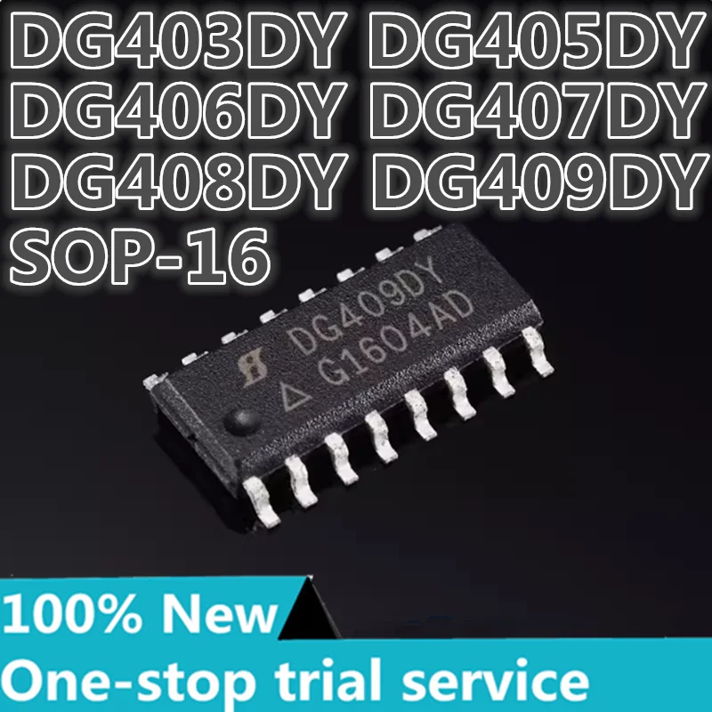 

5-50pcs %New DG403DY DG405DY DG406DY DG407DY DG408DY DG409DY DG409DY-T1-EISOP-16 analog switch multiplexer Demultiplexer