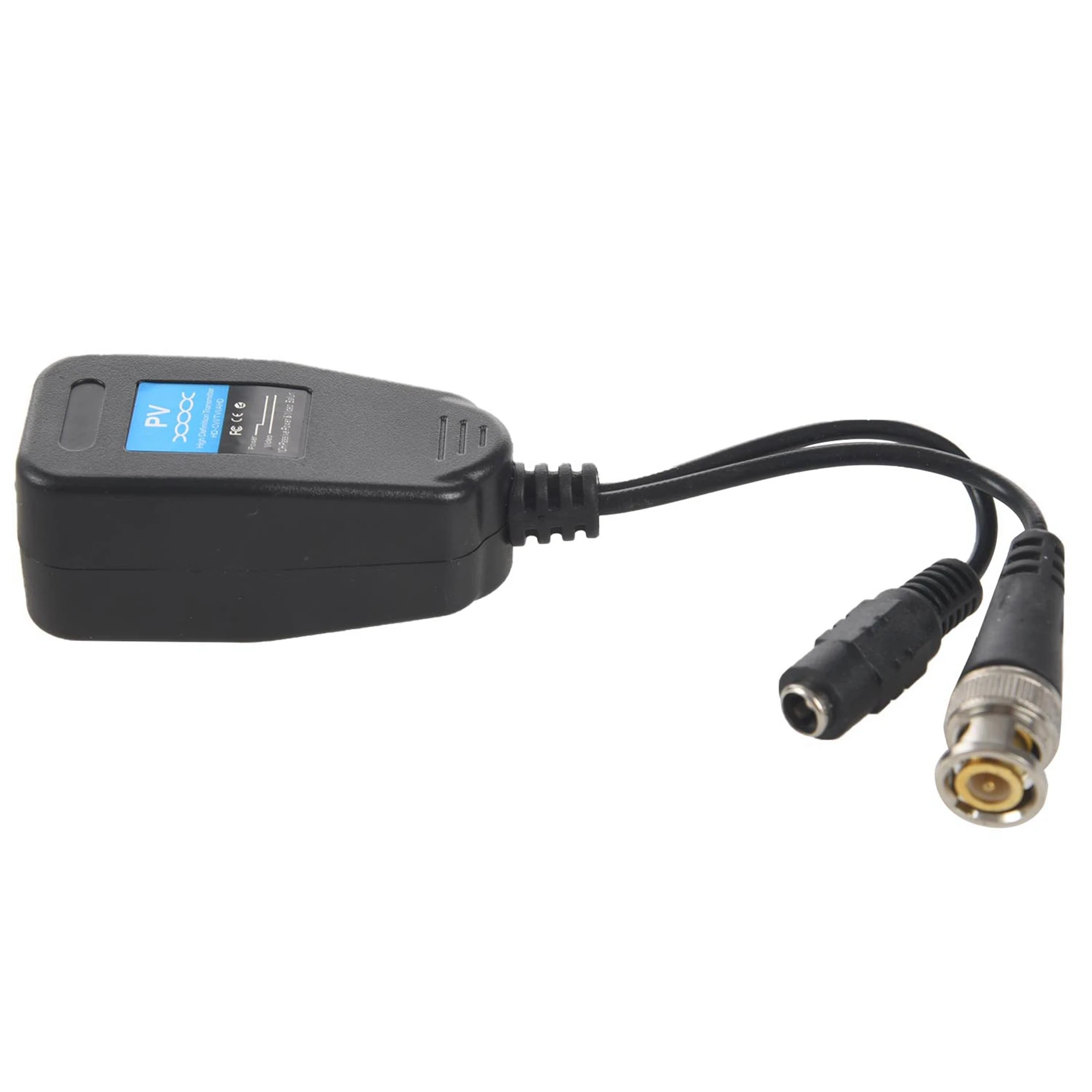 Balun video passivo ABKQ-HD-CVI/TVI/AHD con connettore di alimentazione e trasmettitore dati RJ45 CAT5 4 paia