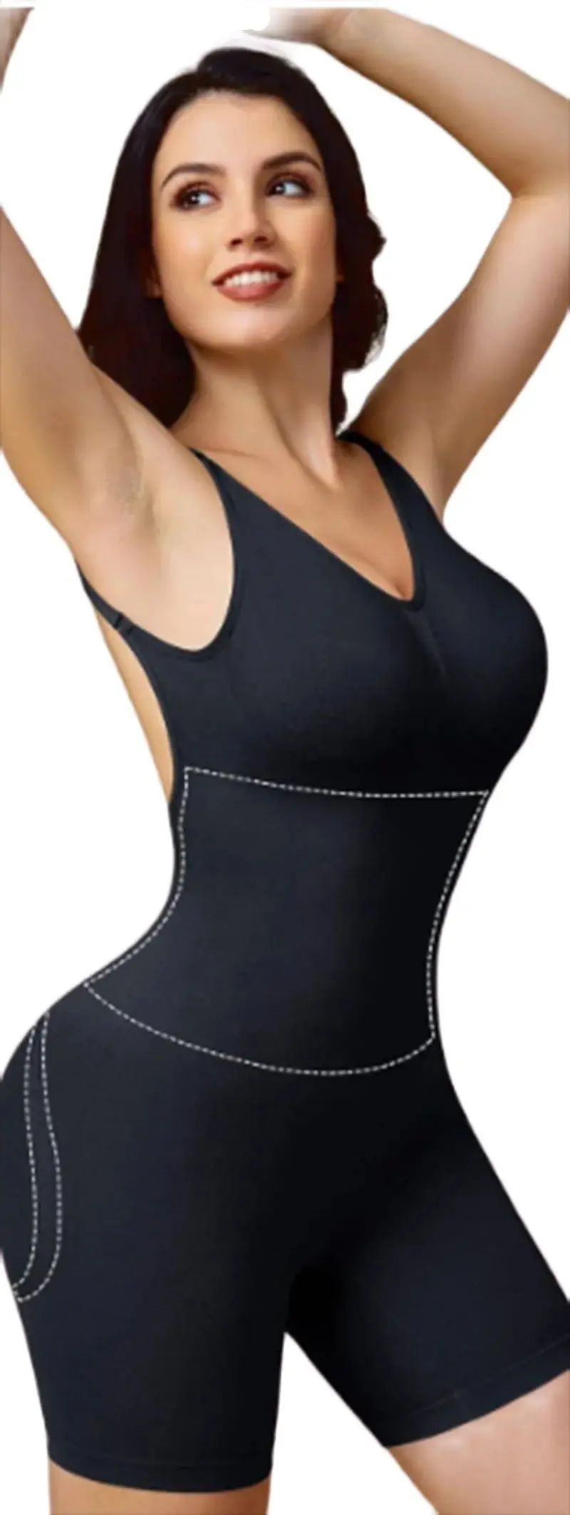 New Breathable Body Shapers Abdomen Reducing Girdles Women Underwear Black Brown Skin Color Body-Shaping S-2XL High Elastic