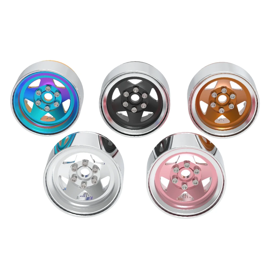 4ชิ้น1.9นิ้วจำลองดุมล้อรถปีนเขา