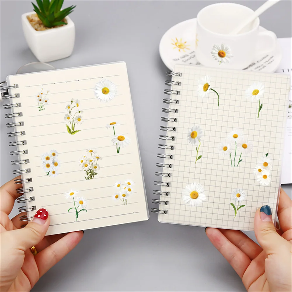 50/150 pçs hortênsia margarida girassol flor adesivo crianças papelaria decalques guitarra telefone portátil bagagem adesivos à prova dwaterproof água