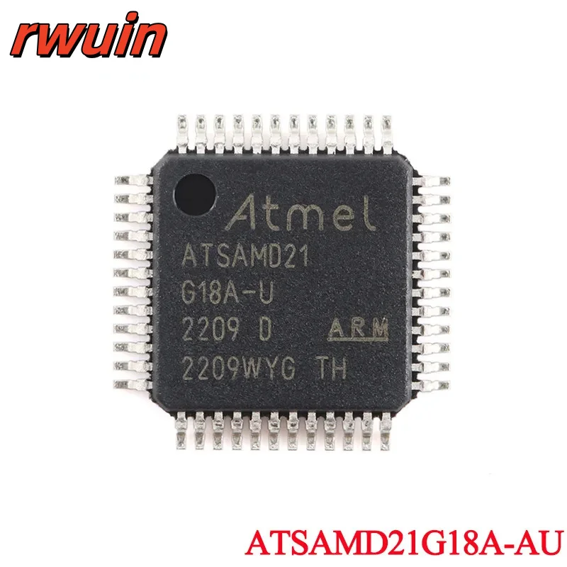 2Pcs/1pc ATSAMD21G18A-AU SAMD21 SAMD21G18 SAM D21 D21G ATSAMD21 G18A TQFP-48 32KB SMART ARM Microcontroller Chip IC