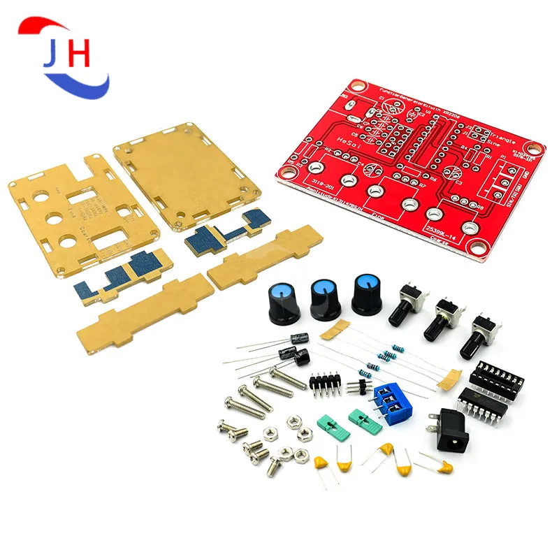 1 Гц-1 МГц XR2206 Функция Генератор сигналов DIY Kit Синус/Треугольник/Квадратный выходной генератор сигналов Регулируемая амплитуда частоты