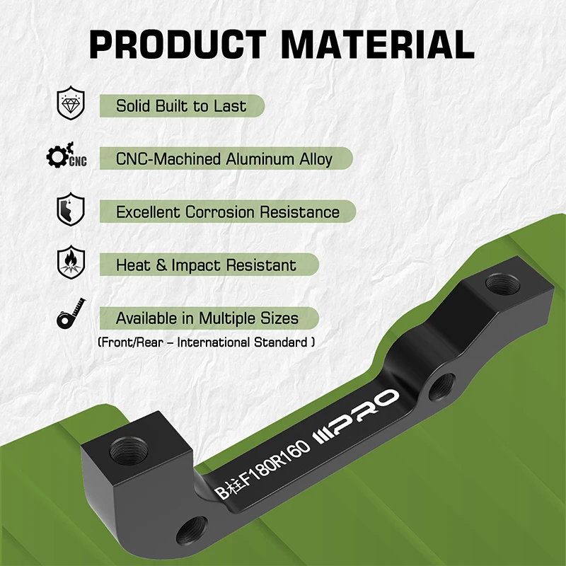 IIIPRO Bicycle Disc Brake Adapter Bike Disc Brake Converter 160MM Rotor Adapter To 140/180/203mm PM IS Brakes Caliper Adaptor - Image 6