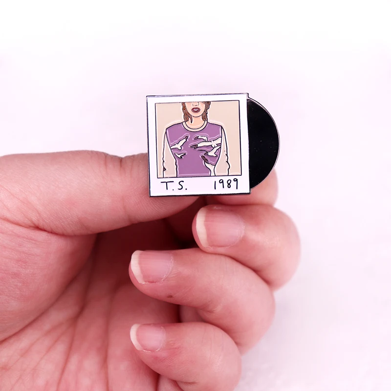 1989 Music Album Vinyl Records Badge Enamel Pin Swifties Gift Brooch Jewelry view 4