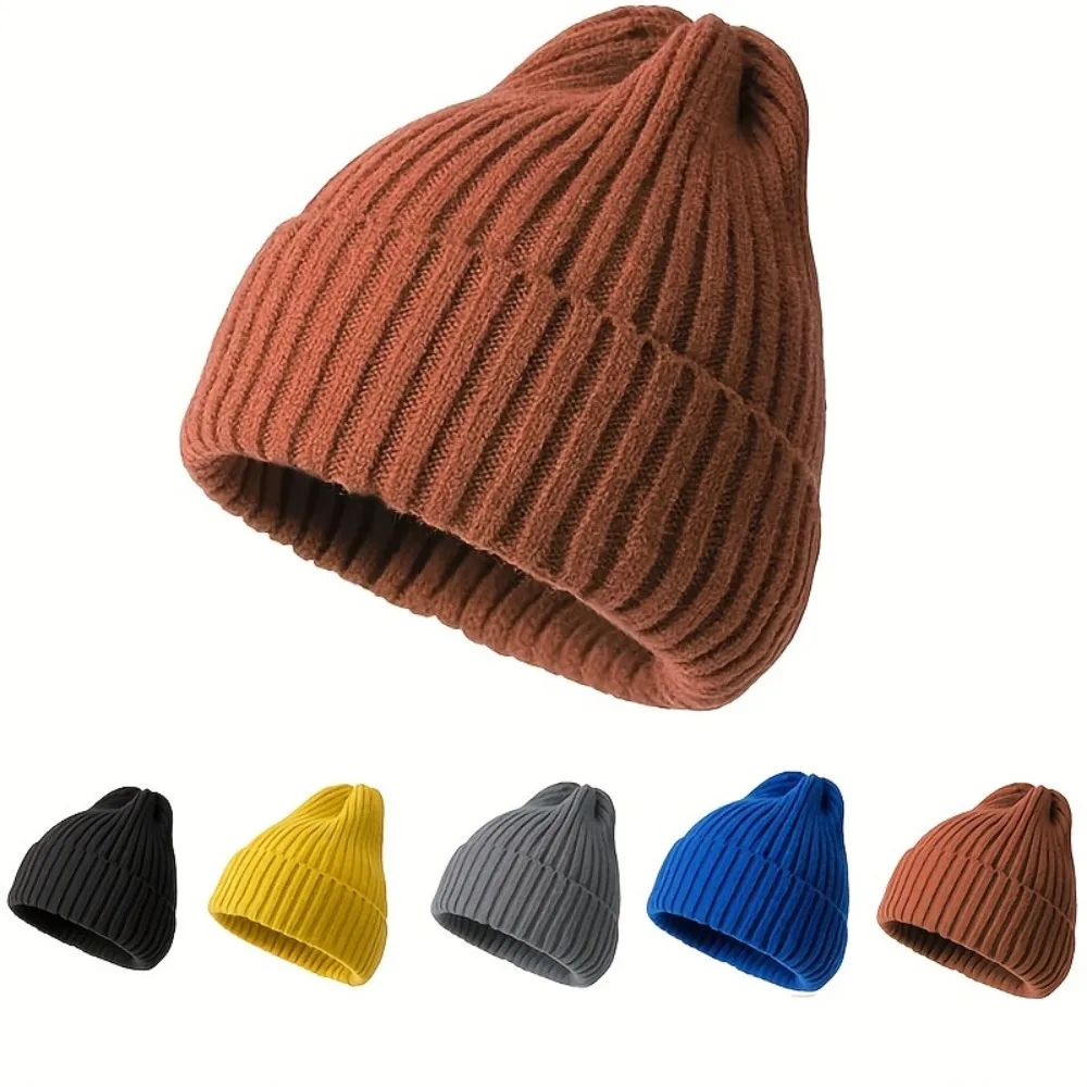 Woolen Knit Hat for Autumn and Winter