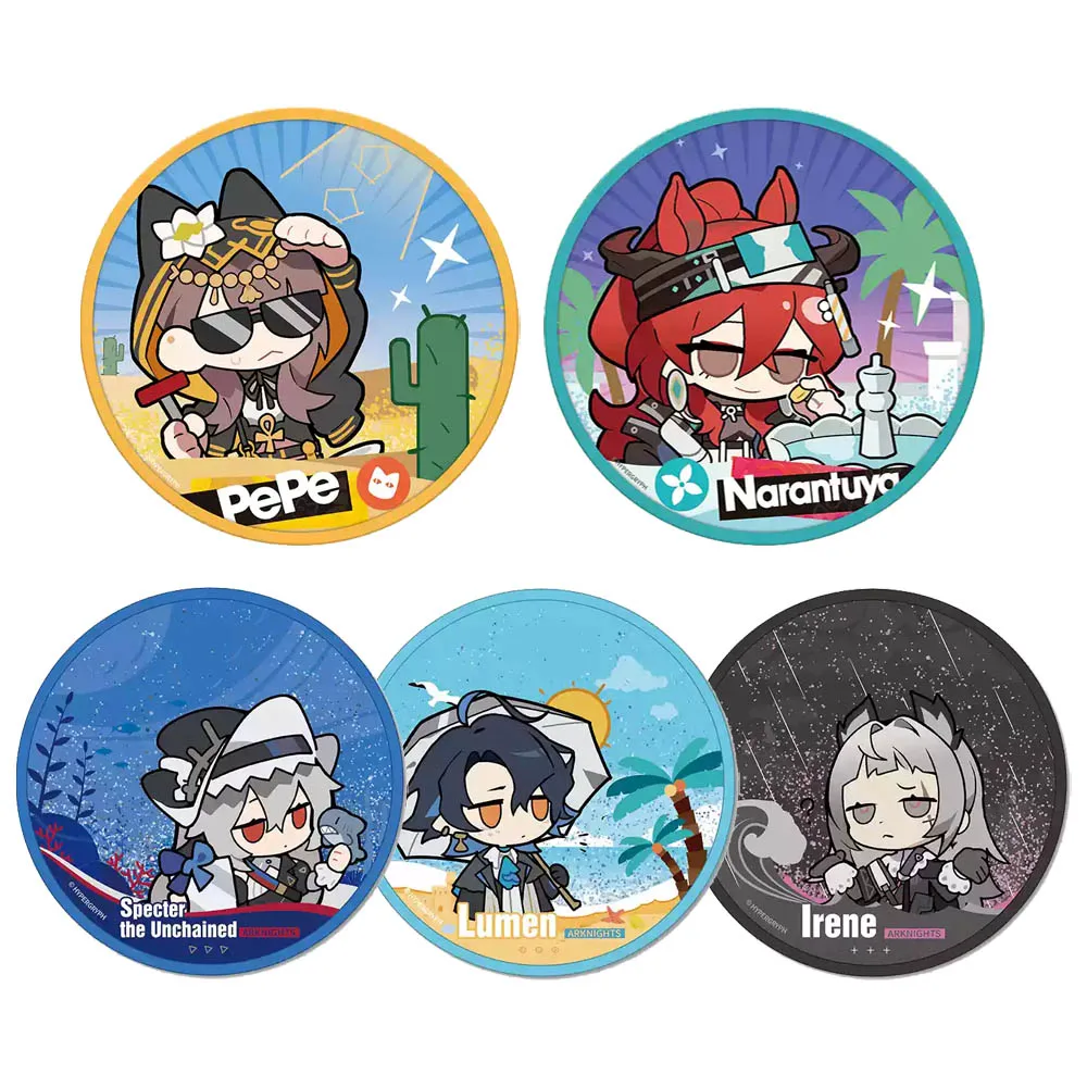 

Sunsyea Arknights Official Merch Original Authentic Quicksand Coaster Irene Lumen Narantuya Pepe Specter