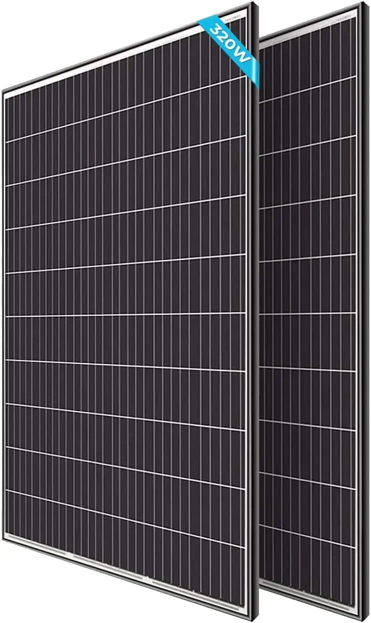 2pcs 320W Solar Panels 24V Monocrystalline  Grid 640W for  Boat Shed Farm Home House Rooftop Residential Commerci