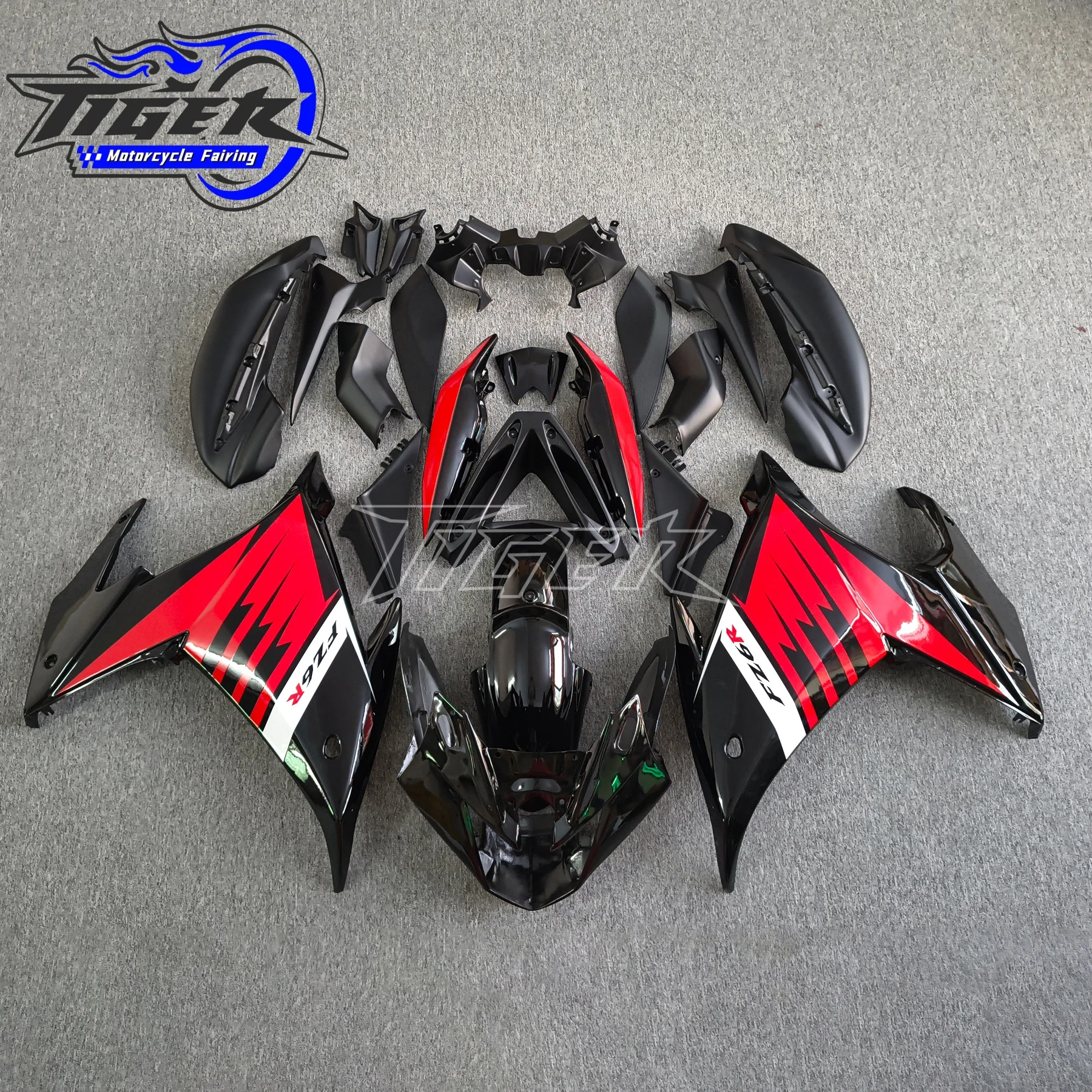 Body For YAMAHA FZ 6R FZ-6R FZ6 FZ6N FZ6R 09 Gloss red 10 11 12 13 14 15 2009 2010 2011 2012 2013 2014 2015 Fairing