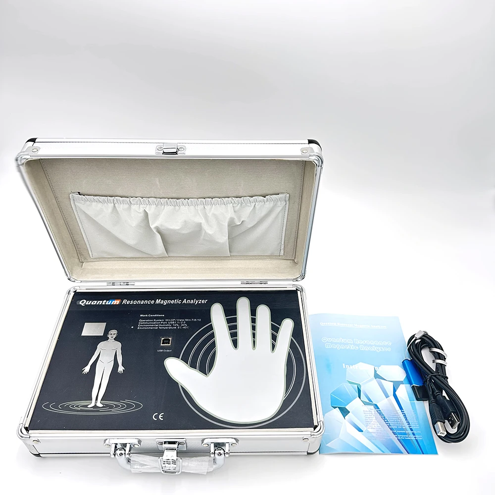 Newest Palm Model Quantum Resonance Magnetic Analyzer For Body Health Checking Set 2024 Software Version