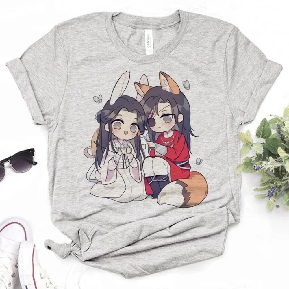 Tian guan ci fu tgcf t-shirts frauen harajuku anime japanische top weibliche streetwear kleidung