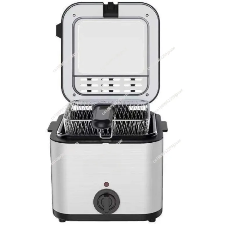 3L Electric Deep Fryer With Removable Oil Container Household Kitchen Frying Machine Easy Clean Cooking Appliance