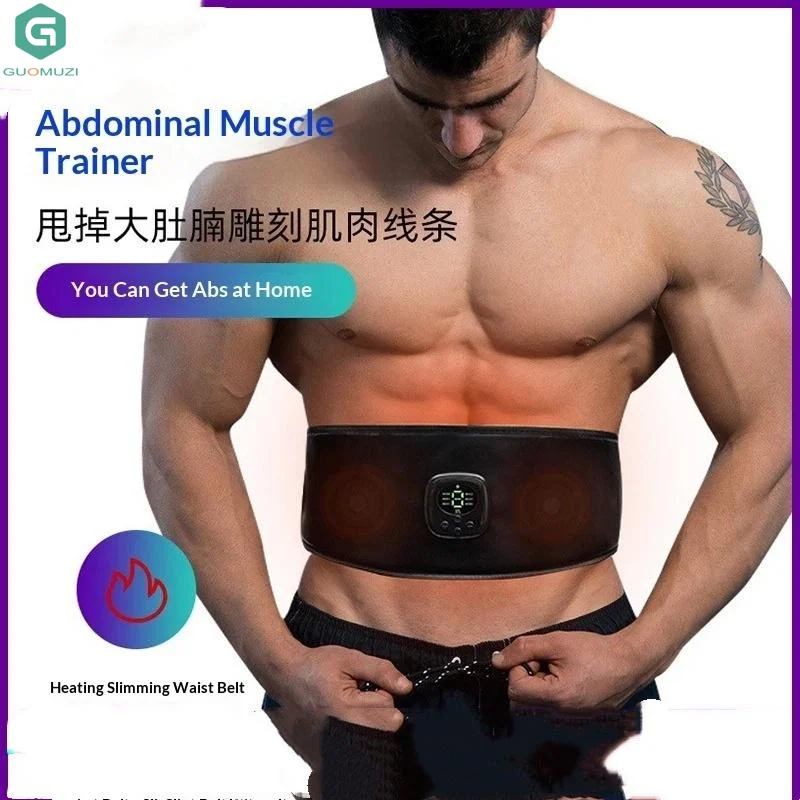 1pc The ABS training belt  Abdominal Massager Premium Abdominal Fat Reduction Massage Belt Helps Slim The Body Reduces Belly Fat