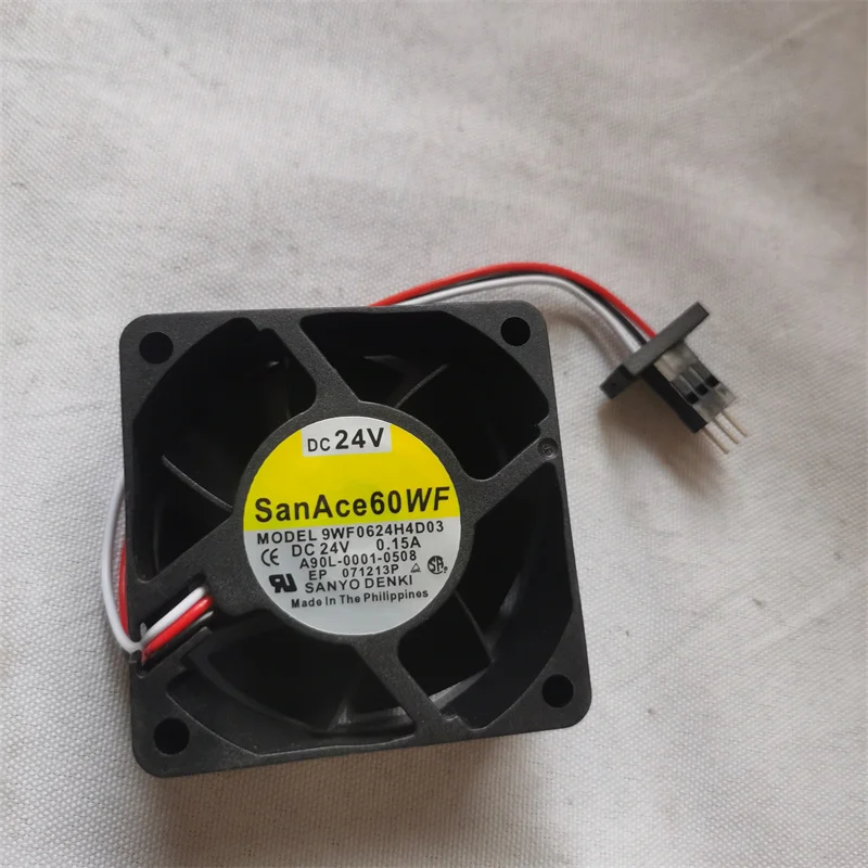 60x60x25 مللي متر 9WF0624H4D03 A90L-0001-0508 24V التبريد 0.15A 6025 60 مللي متر DC مراوح محورية