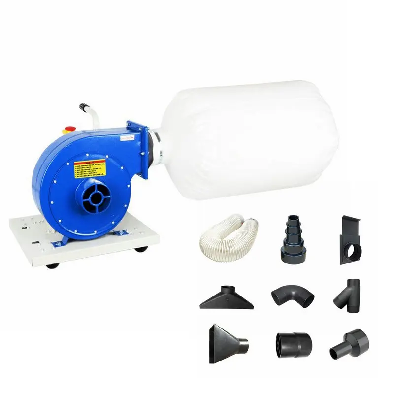 

220 В 750 Вт Деревообрабатывающий мобильный пылесос, настенный промышленный пылесос, набор аксессуаров для очистки машины для резьбы