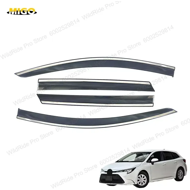 Perfect Fit Window Rain Visor Car Window Deflectors for TOYOTA COROLLA WAGON 2021 with UV Protection and Easy Installation