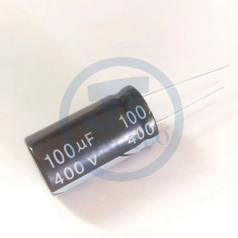 2ชิ้น100uF400V 400V100uF 100MFD 400WV คาปาซิเตอร์อลูมิเนียมอิเล็กโทรลีติคขนาด16*30มม.