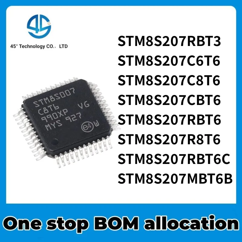 STM8S207RBT3 STM8S207C6T6 STM8S207C8T6 STM8S207CBT6 STM8S207RBT6 STM8S207R8T6 STM8S207RBT6C STM8S207MBT6B ic chipset new