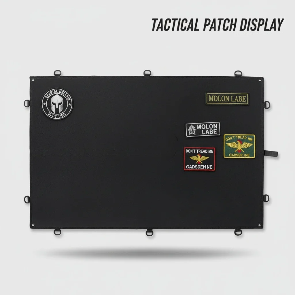 

Тактическая доска для демонстрации патчей-органайзер для значков с волшебной наклейкой и плакат для хранения предметов коллекционирования игр