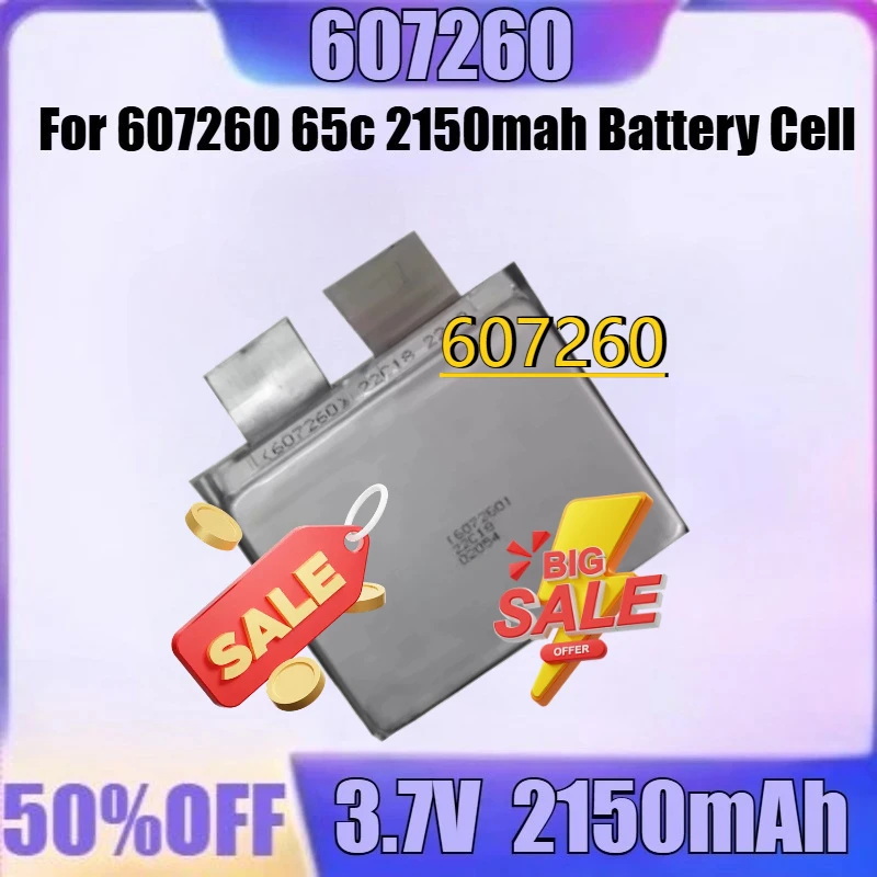 

For 607260 65c 2150mah Battery Cell Igniter Start Power Supply New 607260 3.7V 2150mAh High Quality Battery