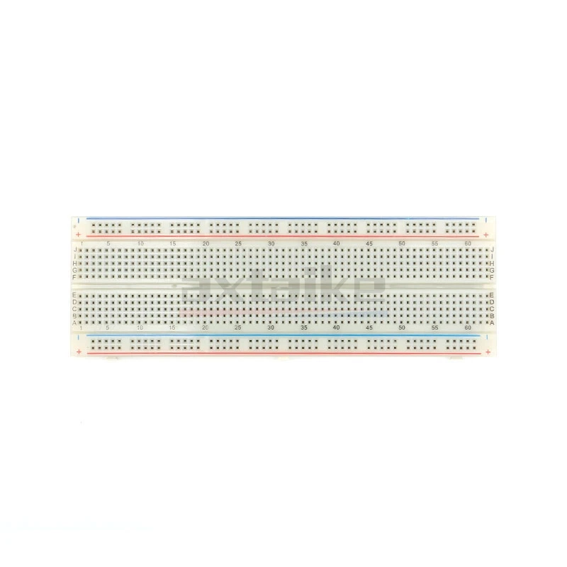 MB-102 MB102 165*55*10mm Breadboard 400 830 Ponto Solda PCB Pão Board Teste Desenvolver DIY 200 + 630 Buracos Combinação Splice