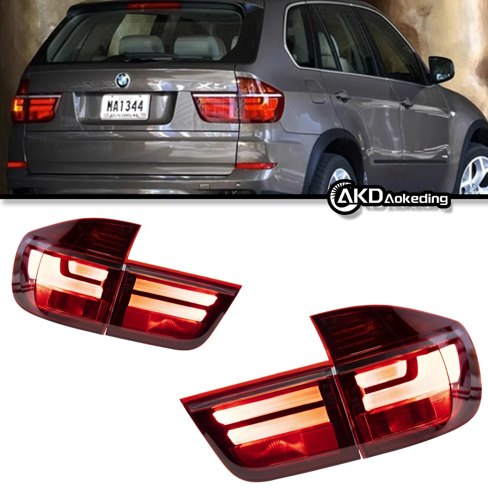 Auto Tail light Parts For BMW X5 E70 2007-2013 upgrade latest Styling DRL brake reversing light Car Accesorios Modified