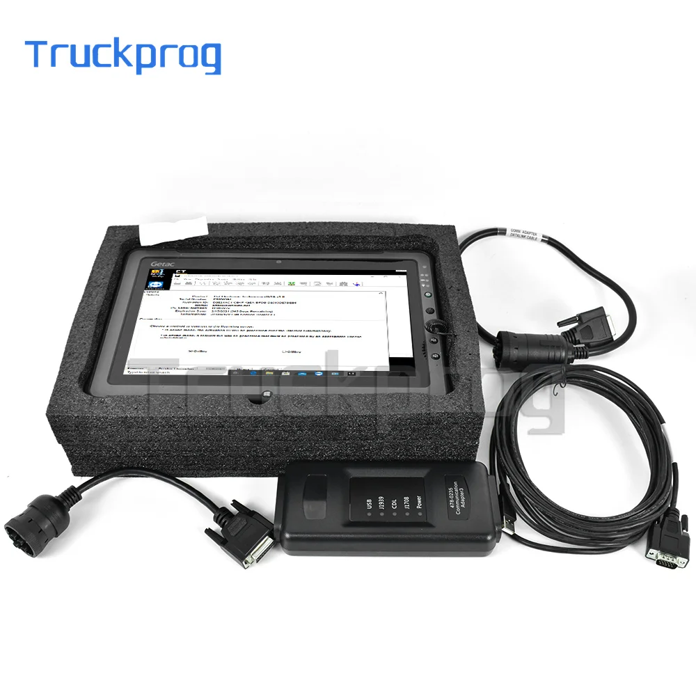 ET4 Communication Adapter comm 3 with ET diagnostic interface+sis software+Flash software for CAT diagnostic kit+Getac Tablet